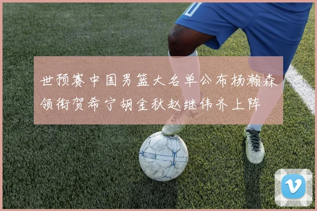 世预赛中国男篮大名单公布杨瀚森领衔贺希宁胡金秋赵继伟齐上阵